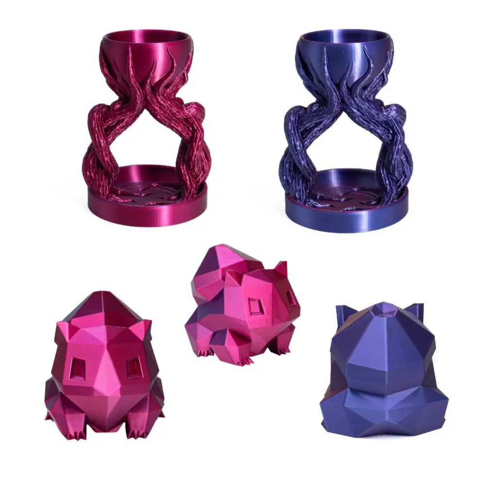 pla silk duo color