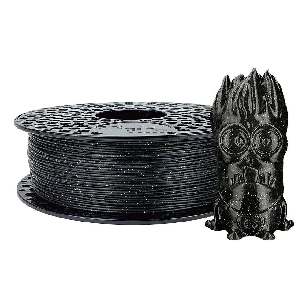 Azurefilm PLA 1,75 mm 1 kg schwarzer Glitzer