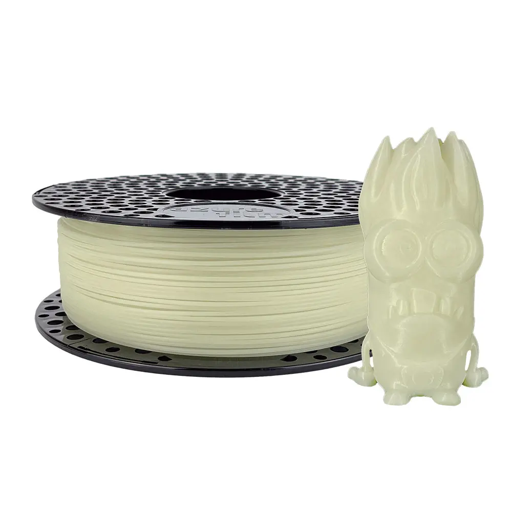 Azurefilm PLA 1,75 mm 1 kg, im Dunkeln leuchtend weiß