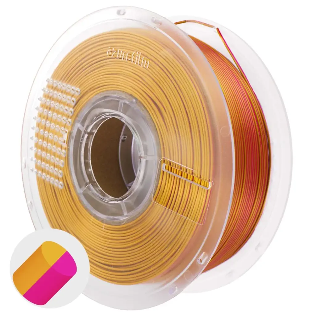 Azurefilm PLA 1,75 mm 1 kg mehrfarbige Seide zweifarbige Rose Fortune