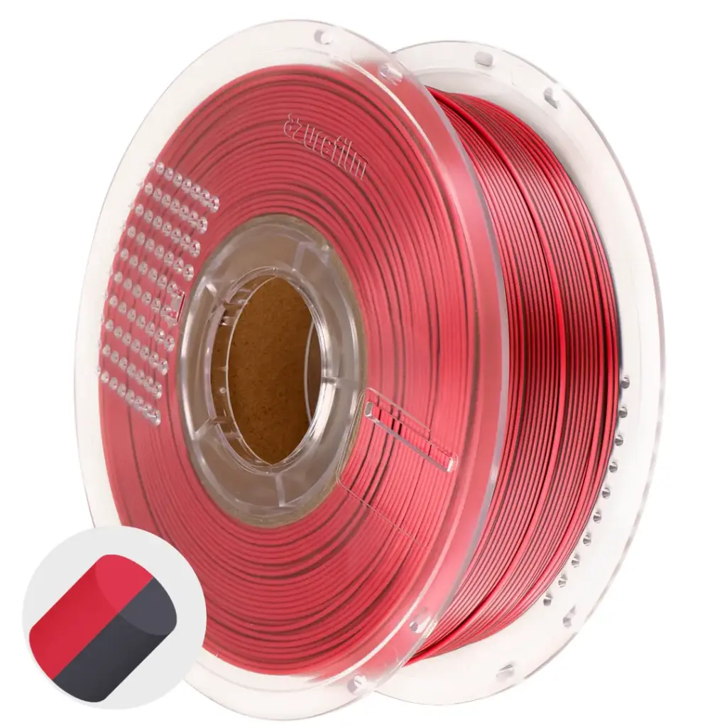 Azurefilm PLA 1.75mm 1kg multicolor crimson steel